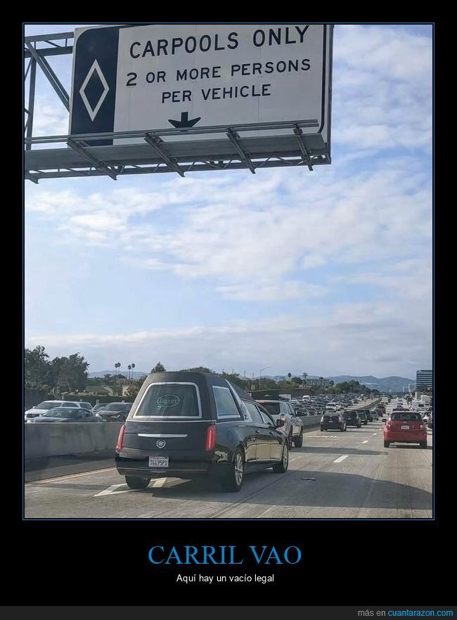 carril vao,coche fúnebre
